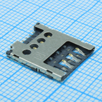 L-KLS1-SIM-046-6P-R Держатель микро SIM карты 6 контактов KLS pe566664 фото