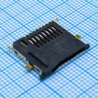 DS1139-09-10SS4BSR Держатель карты Micro SD низкопрофильный H=1.85мм SMT CONNFLY pe773000 фото