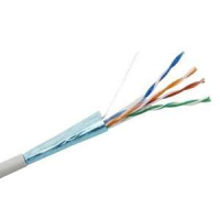 Кабель витая пара F/UTP кат.5E 4х2х24AWG solid CCA PVC сер. (м) 01-1001 Net.on pe577160 фото