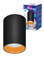 Светильник светодиодный FixtGU10_002Black GU10 накладной черн. KFixtGU10_002Black Космос pe578953 фото