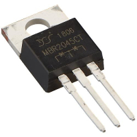 MUR2060CT Корпус TO220AB, Сборка диодная, общий катод, Uобр.макс. 600 В, Iпрям. (сред.) 20 А, Uпрям. 1.7 В, Особенности Ultra Fast, Iобр. 10 мкА, Время восстановления Диодов 35 нс, Емкость перехода 40 pe935562 фото