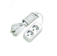 Удлинитель 2х3м с заземл. 16А IP20 MGP113 Makel pe557962 фото