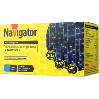Гирлянда светодиодная 61 866 NGF-C01-357B-8-2х1.5m-230-TR-IP20 61866 Navigator pe655242 фото