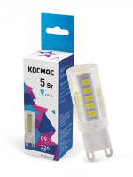Лампа светодиодная 5Вт 220В G9 4500К КОСМОС LksmLED5WG9C4500pc Космос pe575883 фото
