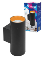 Светильник светодиодный FixtGU10_003Black под 2 лампы GU10 накладной че KFixtGU10_003Black Космос pe578955 фото