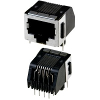 5555153-1 Модульный разъем, Cat3, RJ45, Гнездо, 8 контакт(-ов), 8 вывод(-ов), 1 порт(-ов) TE Connectivity pe320652 фото