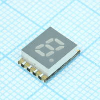 KCSA02-123 1 разрядный сегментный индикатор smd 5,08мм/зеленый/570нм/2.2-4.3мкд/ОА Kingbright pe300173 фото