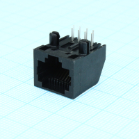 5555164-1 Модульный разъем, Cat3, RJ45, Гнездо, 8 контакт(-ов), 8 вывод(-ов), 1 порт(-ов) TE Connectivity pe320653 фото