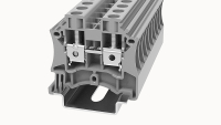 DC6-01P-11-00A(H) Проходная клемма, тип фиксации провода: винтовой, номинальное сечение: 6 мм кв., 41A, 1000V, ширина: 8 мм, цвет: серый, тип монтажа: DIN 35 Degson pe392078 фото