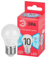 Лампа светодиодная RED LINE LED P45-10W-840-E27 R 10Вт P45 шар 4000К нейтр. бел. E27 Б0050234 Эра pe661391 фото