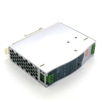 SDR-75-24 Преобразователь AC-DC на DIN-рейку  75Вт, выход 24В/3.2A (пиковый 4.69А), рег. вых 24…28В, вход 88…264V AC, 47…63Гц /124…370В DC, изоляция 3000В AC, в кожухе  32х125.2х102мм, -30…+70°С Mean  pe303503 фото