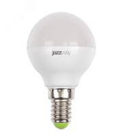 Лампа светодиодная PLED-SP 9Вт G45 шар 5000К холод. бел. E14 820лм 230В 2859600A Jazzway pe576143 фото