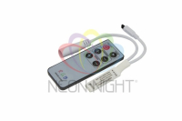 Мини-контроллер светодиодный RGB, инфракрасный (IR), 6 кнопок, 12-24В/6А 143-106-1 Lamper pe732304 фото