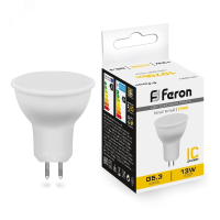 Лампа светодиодная LED 13вт 230в G5.3 теплый 38188 Feron pe801936 фото