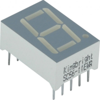 SC56-11EWA 1 разрядный индикатор 14,2мм/красный/625нм/1.9-6.4мкд/ОК Kingbright pe83856 фото