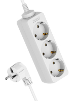 Удлинитель 3х3м с заземл. 16А IP20 ПВС 3х1 YKsm3m-3g-Z(K) Космос pe557968 фото