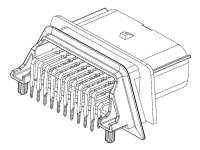 348302001 Вилка угловая на плату двухрядная 20 конт. шаг 3,5мм, MX150 Molex pe527249 фото