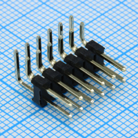 DS1022-2X6RF11-B Соединитель штыревой, вилка на плату двухрядная угловая 12pin(2x6), шаг 2.54мм CONNFLY pe523409 фото