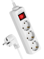 Удлинитель 3х5м с заземл. 16А IP20 ПВС 3х1 с выкл. YKsm5m-3g-Z-V(K) Космос pe557970 фото