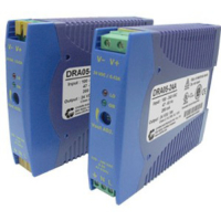 DRA10-24A Преобразователь AC-DC на DIN-рейку  10Вт, выход 24В/0.42A, рег. вых 21.6…28.8В, вход 90…265V AC, 47…63Гц / 120...370V DC , изоляция 3000V AC, : 115х90х23мм, -20…+71°С, винтовые клеммы CHINFA pe115090 фото