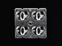 ALST50D4LED5050T2M Групповая квадратная линза 2x2 на 4 светодиода 5050/3535 эфф=93% диаграмма T2,50x50мм ASAHI OPTICS pe521618 фото