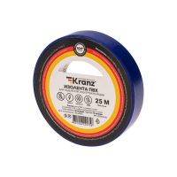 Изолента ПВХ 0.13х15мм 25м син. KR-09-2105 Kranz pe686739 фото