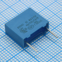B32921C3473K000 Конденсатор пленочный помехоподавляющий X2 0.047мкФ 305В переменного тока ±10% (13 X 5 X 11мм) радиальные выводы пластиковый прямоугольный корпус 10мм 110°С TDK-EPCOS pe401556 фото