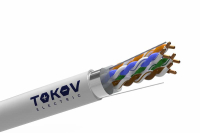 Кабель витая пара F/UTP 4х2х24AWG 0.48мм) кат.5E PVC Fluke tested (м) TOKOV ELECTRIC TKE-C06-F/UTP-42-5E-305 TOKOV ELECTRIC pe1067412 фото