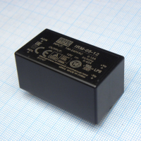 IRM-05-12 AC-DC, 5.04 Вт, вход 85...264В AC 47...440 Гц, 120...370B DC, выход 12В/0.42А, изоляция 3000В AC, в корпусе на плату 45.7х25.4х21.5мм, -30...+70°C Mean Well pe302740 фото