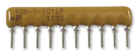 4610X-101-222LF Резисторная сборка 9 резисторов 2.2кОм ±2% 1.25W ±100ppm/°C, один общий вывод BOURNS pe367509 фото