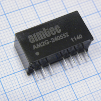 AM3G-4803S-NZ DC/DC, 3Вт, вход 36…75В, выход 3.3В/0.758А, изоляция 1500В DC, КПД 75%, максимальная емкостная нагрузка не более 2700мкФ, вход On/Off, SIP8, 22x9.5x12мм, -40…100°C, пластик AIMTEC pe382101 фото