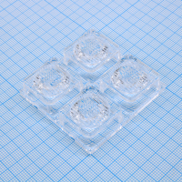AJST50D4LED2050G Групповая квадратная линза 2x2 на 4 светодиода 3535/3030 эфф=93%, 20°x50°, 50x50мм H:11.2мм, PMMA ASAHI OPTICS pe1065366 фото
