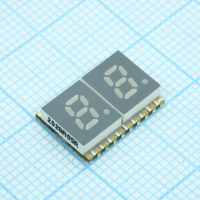 KCDA02-105 2-х разрядный сегментный индикатор smd 5,08мм/красный/630нм/14-30мкд/ОА Kingbright pe158358 фото