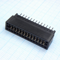 L-KLS1-603C-26-S Слот 26 контактов, 2,54мм.  3А  для монтажа на плату KLS pe300950 фото