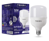 Лампа светодиодная 50Вт HP 4000К Е40/Е27 176-264В TKE-HP-E40/E27-50-4K TOKOV ELECTRIC pe575638 фото