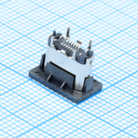 DS1144-30-16FS0BNR0 Разъем USB Type C розетка 16 контактов прямая на плату, монтаж SMT CONNFLY pe537239 фото