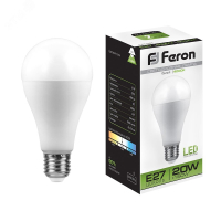 Лампа светодиодная LED 20вт Е27 белый 25788 Feron pe801943 фото