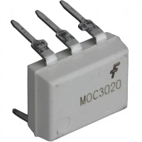 MOC3020M Оптопара симисторная одноканальная изоляция 4.17кВ напряжение 400В 0.030A 0.33Вт -40...+85°С ONS pe60311 фото