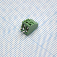 DG308-2.54-02P-14-00A(H) Винтовой клеммный блок c рельефной обоймой, 2 контакта. Серия DG308-2.54 Degson pe98456 фото