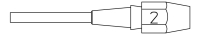 XDS 2 desoldering tip 3.0x5.3   L 10.5mm Weller pe826264 фото