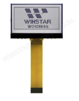 WO12864Q-TFH# ЖКИ графич, 128 х 64, COG, FSTN Positive/Transfl, подсв. LED Белая, VDD = 3V,  -20...+70C WINSTAR pe507544 фото