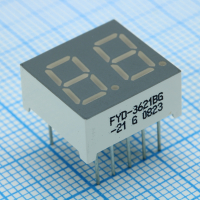 FYD-3621BG-21 2-х разрядный индикатор 9.2мм OA зелёный 14-18мКд 570нм FORYARD pe591769 фото