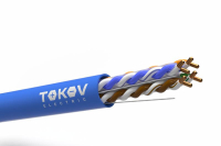 Кабель витая пара U/UTP 4х2х24AWG(0.57мм) кат.6 LSZH TOKOV PRO Fluke tested (м) TOKOV ELECTRIC TKP-C08-U/UTP-42-6-305-LSZH TOKOV ELECTRIC pe1067417 фото