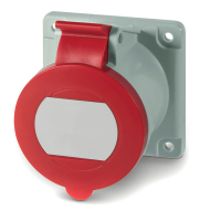 Розетка панельная IP44 16A 3P+E+N 400В DIS4221667 DKC pe755865 фото