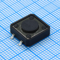1243SHIM-160G-G Кнопка тактильная 12х12х4,3мм 4 pin smd Switronic pe363673 фото