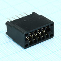 L-KLS1-603C-10-S Слот 10 контактов, 2,54мм.  3А  для монтажа на плату KLS pe300185 фото