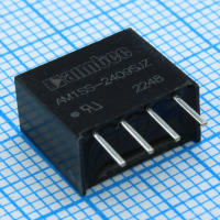 AM1SS-2409SJZ DC/DC, 1Вт, вход 21.6…26.4В, выход 9В/0.012…0.111А, изоляция 1500В DC, КПД 80%, максимальная емкостная нагрузка не более 1000мкФ, SIP4, 11.6x6x10.1мм, -40…105°C, пластик AIMTEC pe514713 фото
