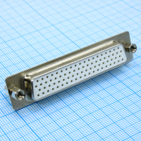 DS1077-78FW8N44 Разъем D-Sub высокой плотности, розетка 78 контактов прямая на плату, белый изолятор CONNFLY pe549786 фото