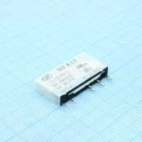HF41F/12-ZS Сверхминиатюрное силовое реле серия HF41F SPDT (6А одна контактная группа-два направления) катушка 12В вертикальный монтаж HONGFA pe425882 фото