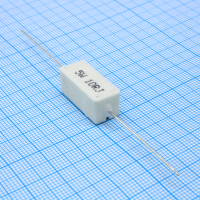 SQP50010RJBP Резистор керамический цементный аксиальный (SQP) 5Вт 10Ом ±5% HK Resistor pe571290 фото